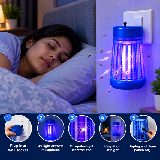 Mosquito & Insect Killer Machine | Portable Electric Bug Zapper